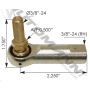 CLUTCH ROD END RH