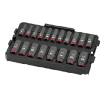 3/8DR 19PC MM IMP SCKT