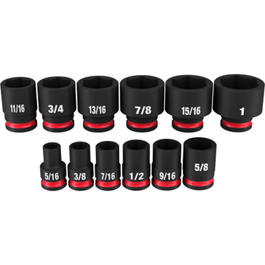 3/8 DR 12PC SAE STD IMP