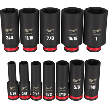 3/8 DR 12PC SAE DEEP IMP