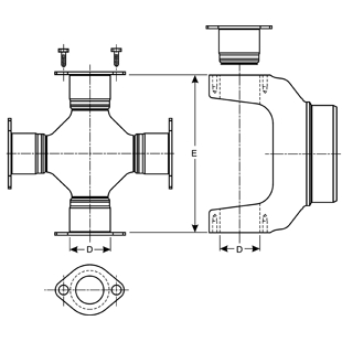 U-JOINT [1710 ROUND]