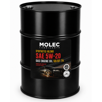 SYNTHETIC-BLEND 5W-20. MOLEC MOTOR OIL