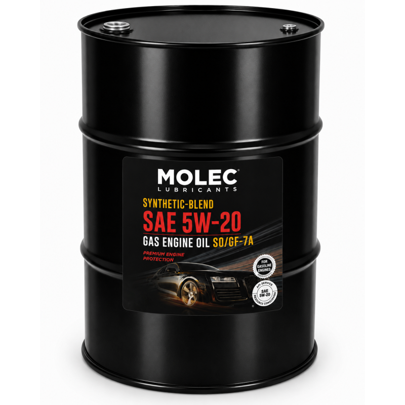 SYNTHETIC-BLEND 5W-20. MOLEC MOTOR OIL