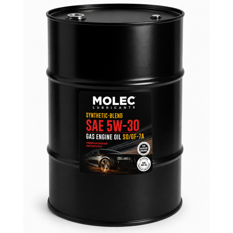 SYNTHETIC-BLEND 5W-30. MOLEC PCMO MOTOR OIL