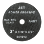 3 X 1/16 CUTOFF WHEEL