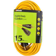 15M YELLOW CORD 12/3