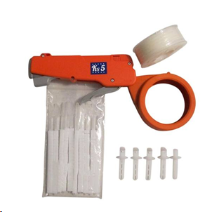 WHITE CABLE TIE GUN KIT