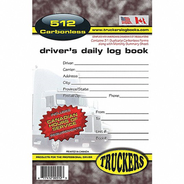 TRUCKERS STYLE LOG BOOK