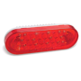 OVAL LED S/T/T RED
