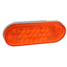 OVAL LED TURN AMBER