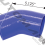 SILICONE 45 DEG ELBOW
