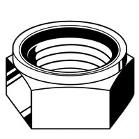 M10 S/S NYLON LOCKNUT