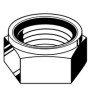 M10 S/S NYLON LOCKNUT