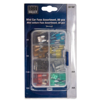 80PC MINI CAR FUSE SET