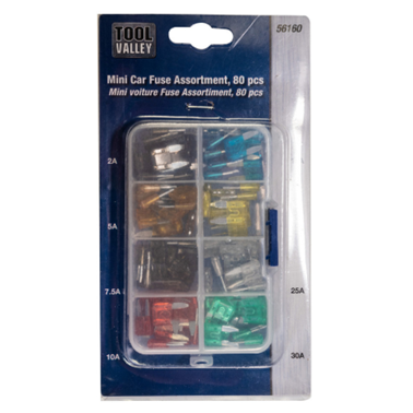 80PC MINI CAR FUSE SET