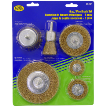 6PC WIRE BRUSH SET