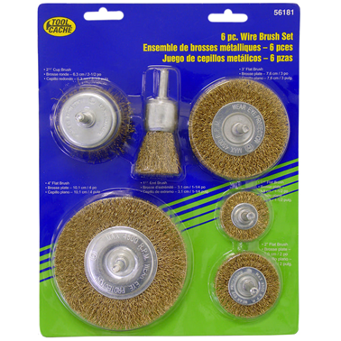 6PC WIRE BRUSH SET