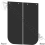 BLK 24X30 SPLASH GUARD