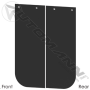 BLK 24X30 SPLASH GUARD