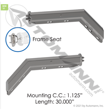 45 DEGREE MUDFLAP HANGER