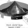 FRONT POINTED HUB CAP