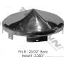 FRONT POINTED HUB CAP