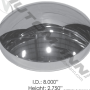 8 1/2 X 5/8 HUB CAP