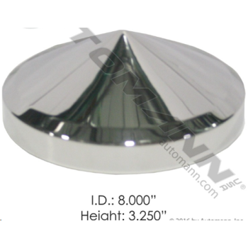 REAR POINTED HUB CAP 8