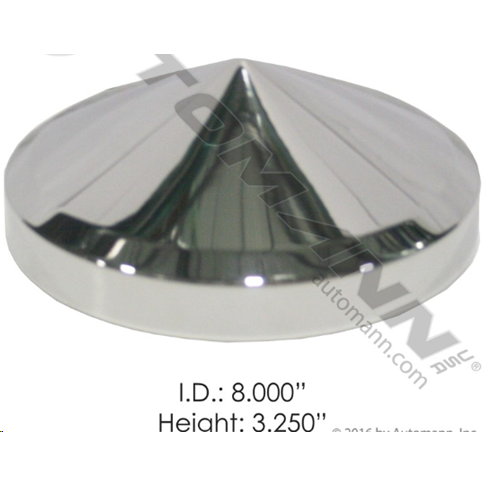 REAR POINTED HUB CAP 8