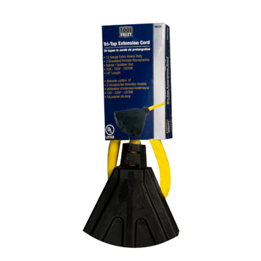 TRI TAP EXTENSION CORD