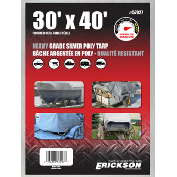 30X40 HD SILVER TARP