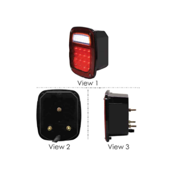 LED 3 STUD TAIL LIGHT