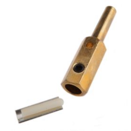 MALE PLUG, BLACK 5/16