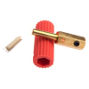 MALE PLUG, RED 5/16