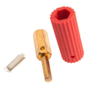 MALE PLUG, RED 5/16