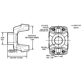 1760 DIFF END YOKE