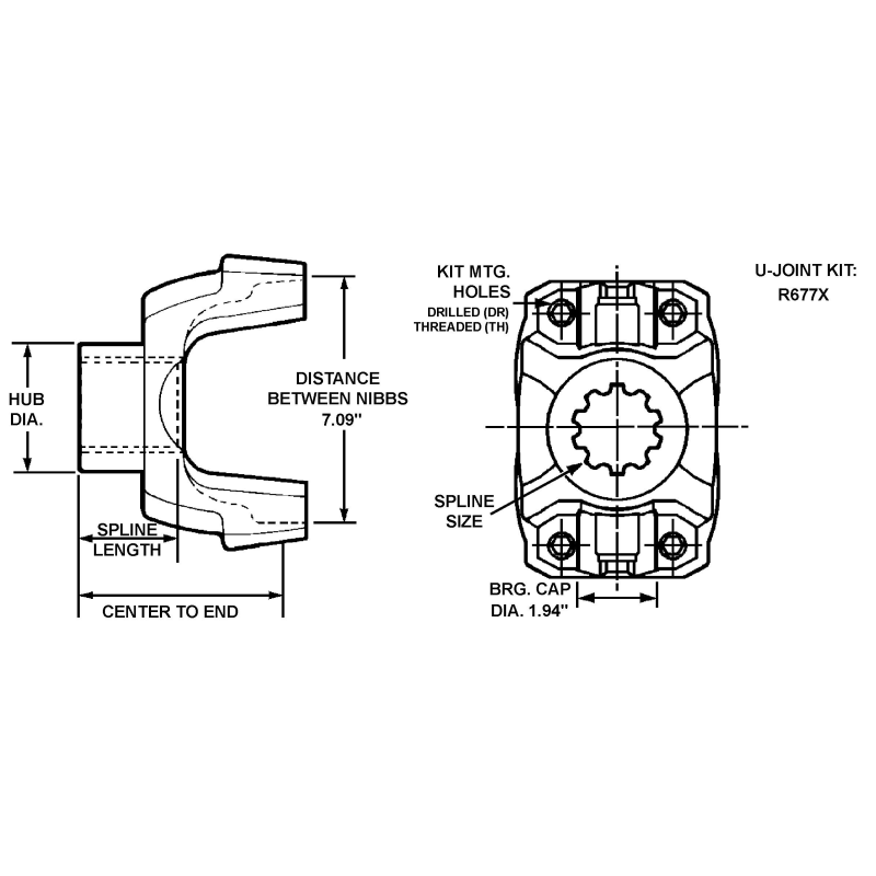 1760 DIFF END YOKE