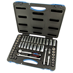 3/8 DR 45PIECE SAE/MET