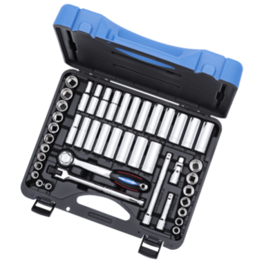 3/8 DR 45PIECE SAE/MET