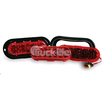 OVAL RED LED SEALED BEAM
