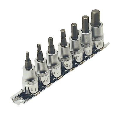 HSW3811 3/8DR HEX SK SET