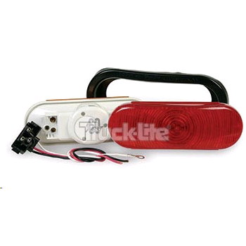 OVAL SEALED BEAM {RED}