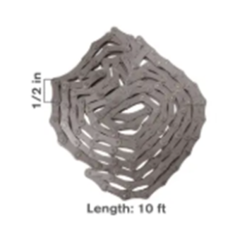 10FT CHAIN ROLLER #40