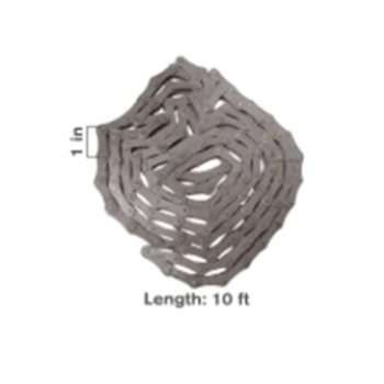 10FT CHAIN ROLLER #80
