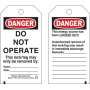 LOCK OUT TAG