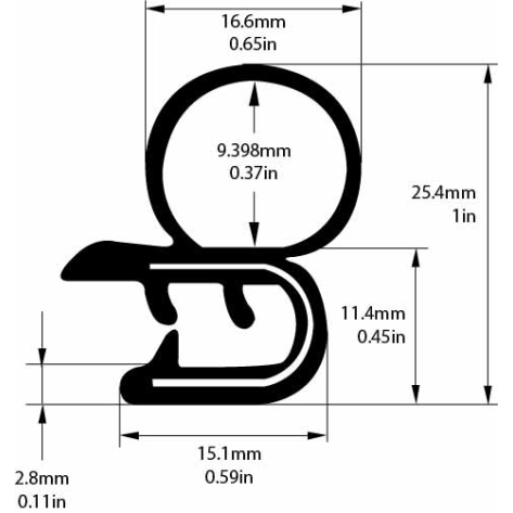 EDGE TRIM    (Per Metre)