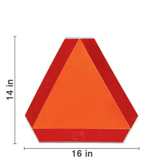 SLOW MOVING VEHICLE SIGN