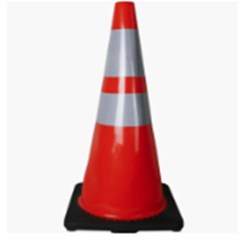 28IN TRAFFIC PYLON DUAL