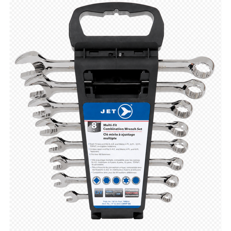 8PC MULTI FIT WRENCH SET