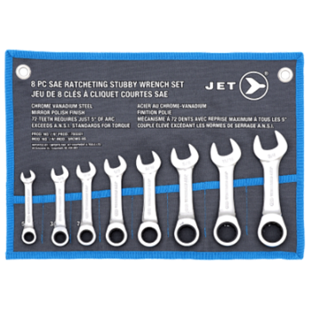 8PC RATCHET WRENCH SET